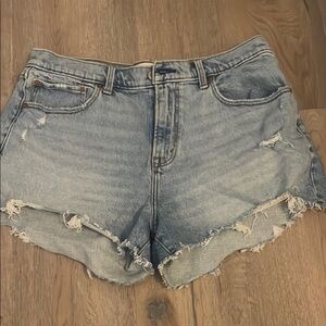 Denim Distressed Women Shorts